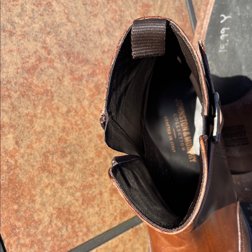 Johnston & Murphy Tan Leather ankle Boots - Picture 9 of 10